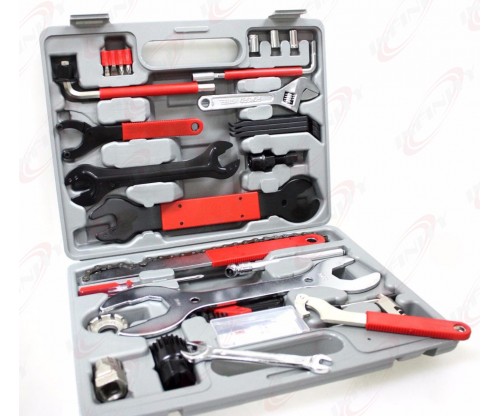 44PCS Multi-Function BMX Bike Bicycle Home Mechanic Tool Repair Kit Set